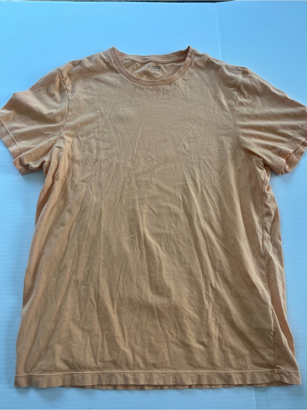 J. Crew Men’s Crewneck T‑Shirt in Light Orange